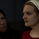 Ann Dowd and Elisabeth Moss square off in The Handmaid’s Tale